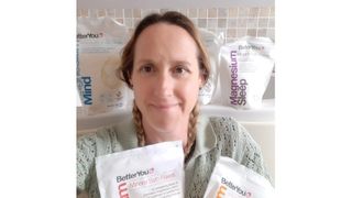 Lily Canter testing bath salts for running recovery