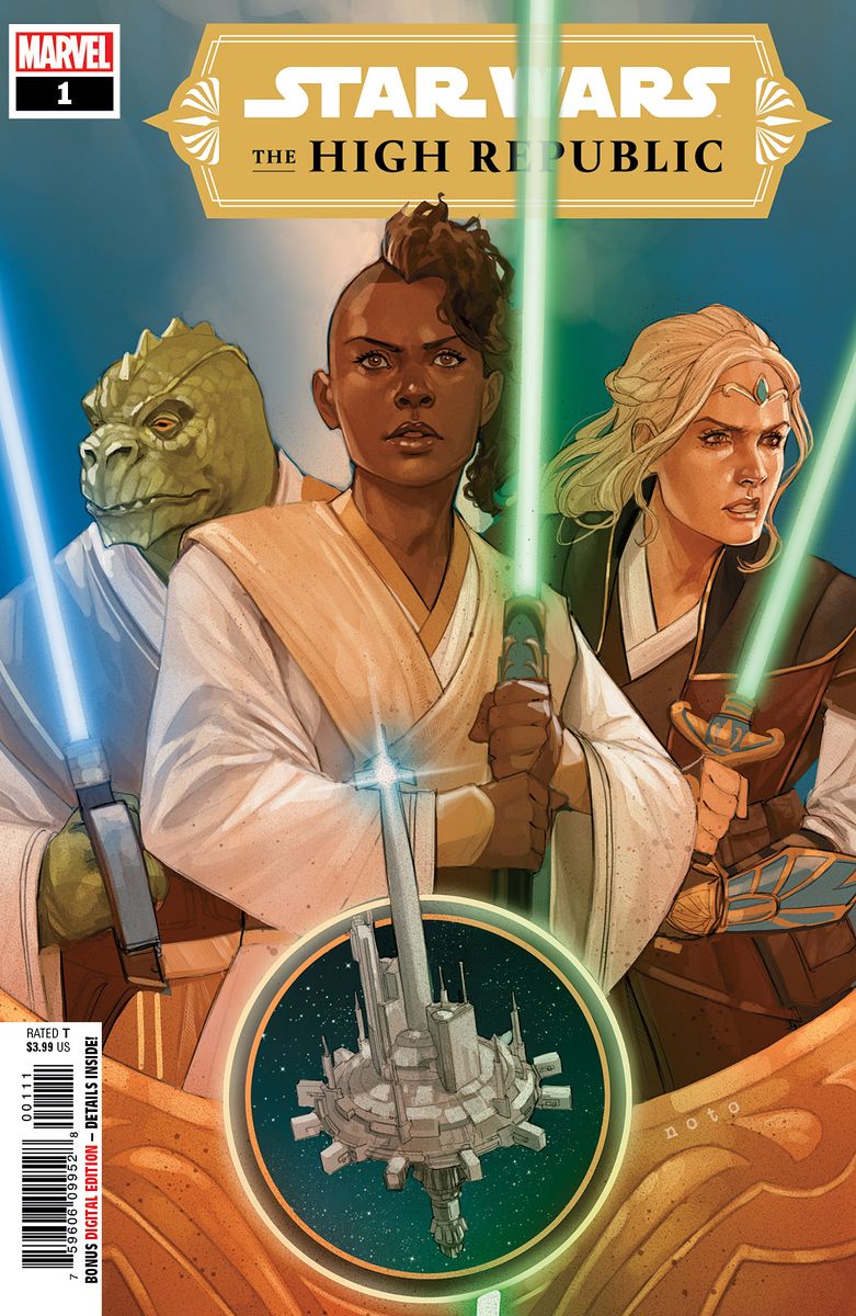 Cover art for the new series "Star Wars: The High Republic."