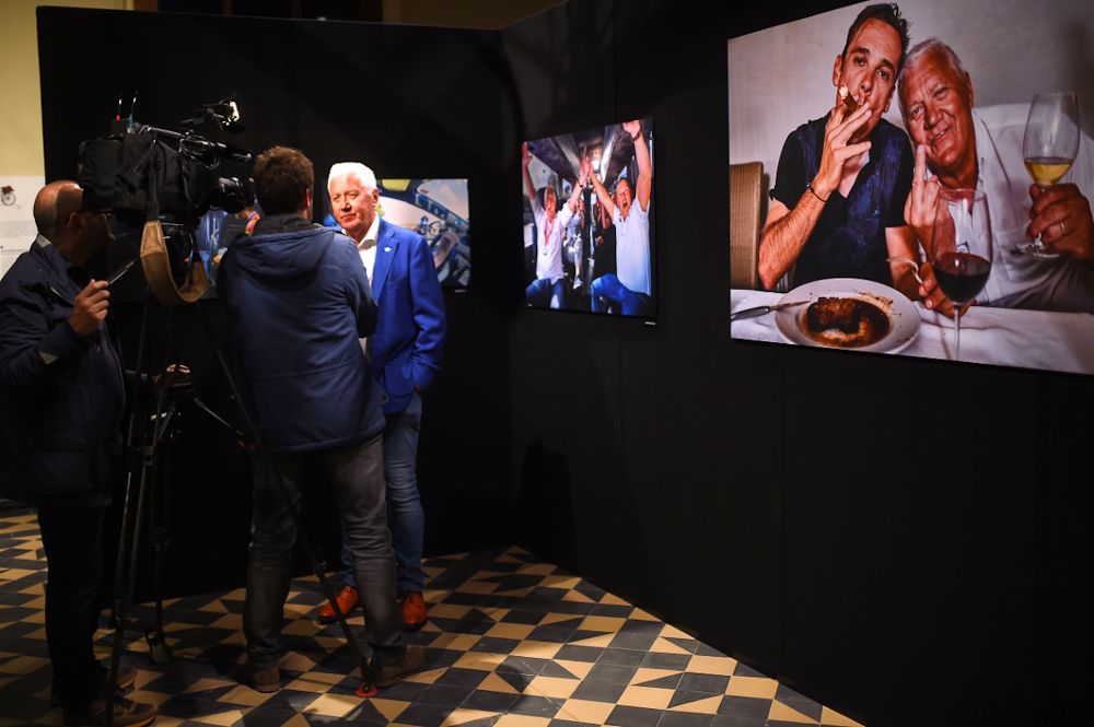 Patrick Lefevere, CEO of Deceuninck-QuickStep, is interviewed