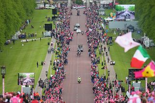 The 2014 Giro d'Italia started in Belfast, Northern Ireland with huge crowds