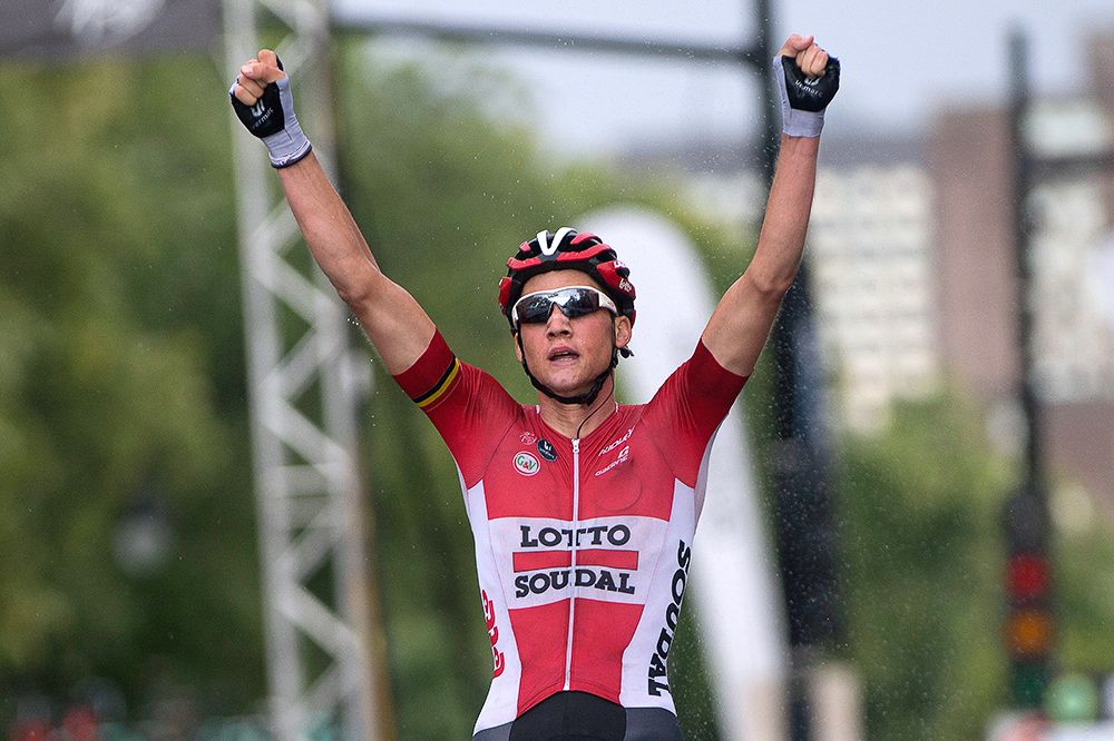 Tim Wellens (Lotto Soudal) won a rain-soaked Grand Prix Cycliste de Montreal on Sunday
