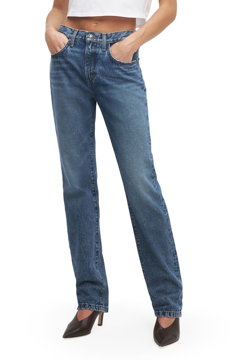 The Mikaela Low Rise Slim Straight Leg Jeans