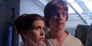 Leia and Luke in Empire Strikes Back