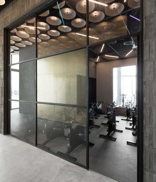 Warehouse Gym Dubai Design District cycling studio