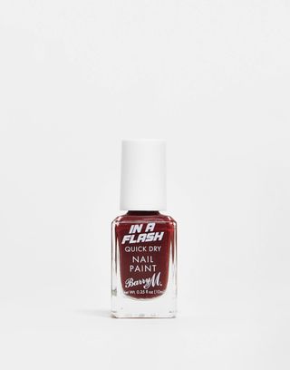 Barry M in a Flash Quick Dry Nail Paint - Maroon Motion