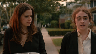 Molly Gordon and Rachel Sennott in Shiva Baby