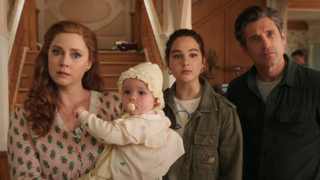 Amy Adams, Patrick Dempsey return as Giselle and Robert with family in Disenchanted trailer 