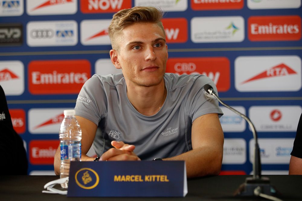 Marcel Kittel at the Dubai Tour press conference