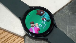 Vue rapprochée de la Samsung Galaxy Watch 4