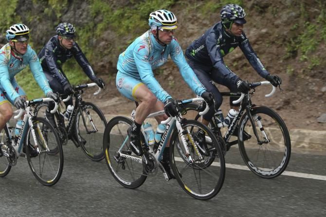 Gavazzi leads Gasparotto (Astana)