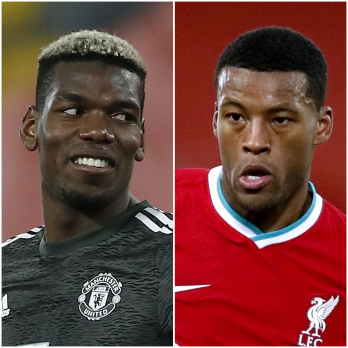 Paul Pogba and Georginio Wijnaldum