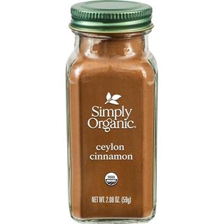 Simply Organic Ceylon Ground Cinnamon, 2.08 Ounce, Non-Gmo Organic Cinnamon Powder