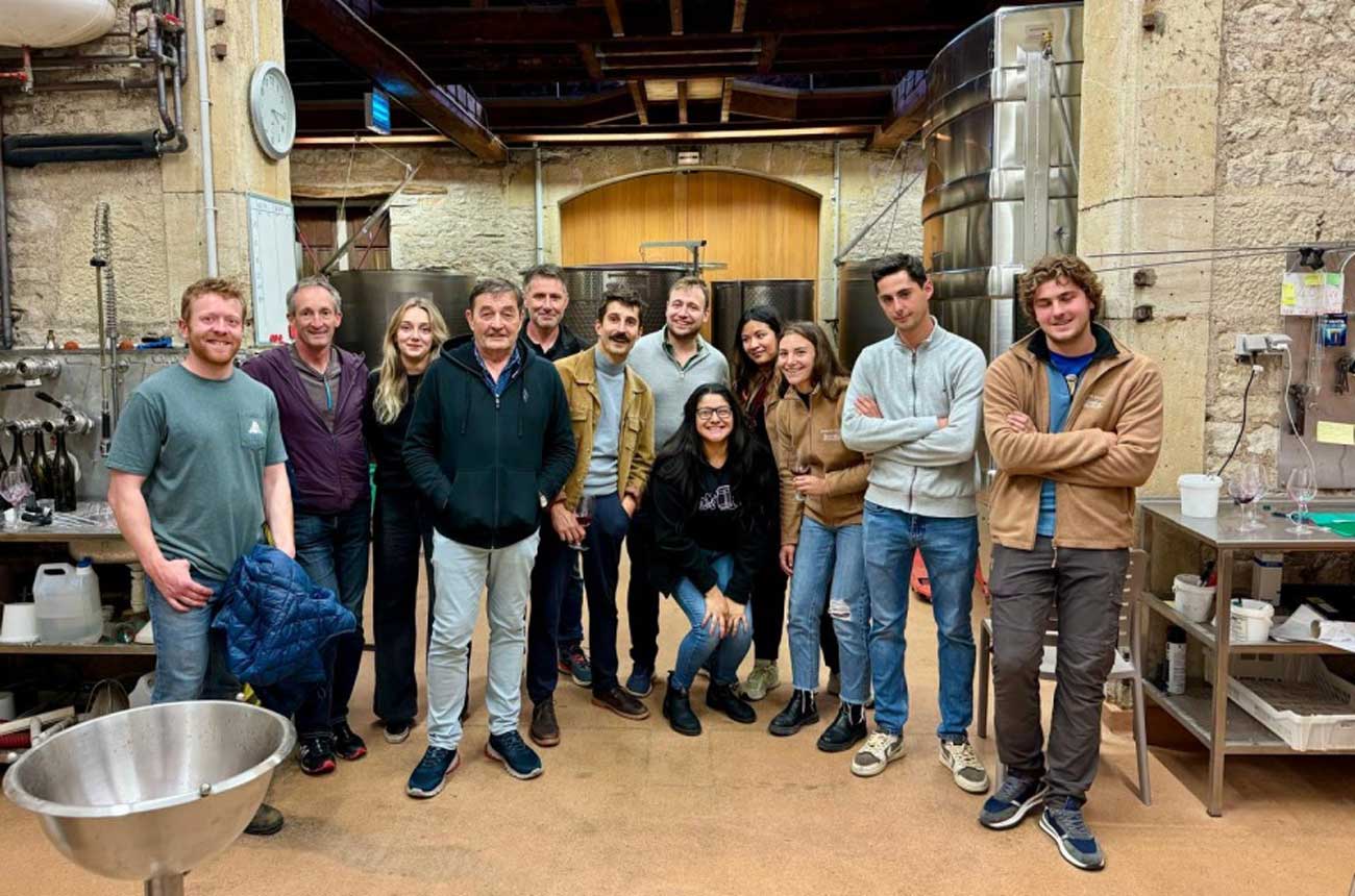 Burgundy Central Otago Exchange students in 2024