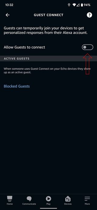 Amazon Alexa Echo Screenshot Guest Connect