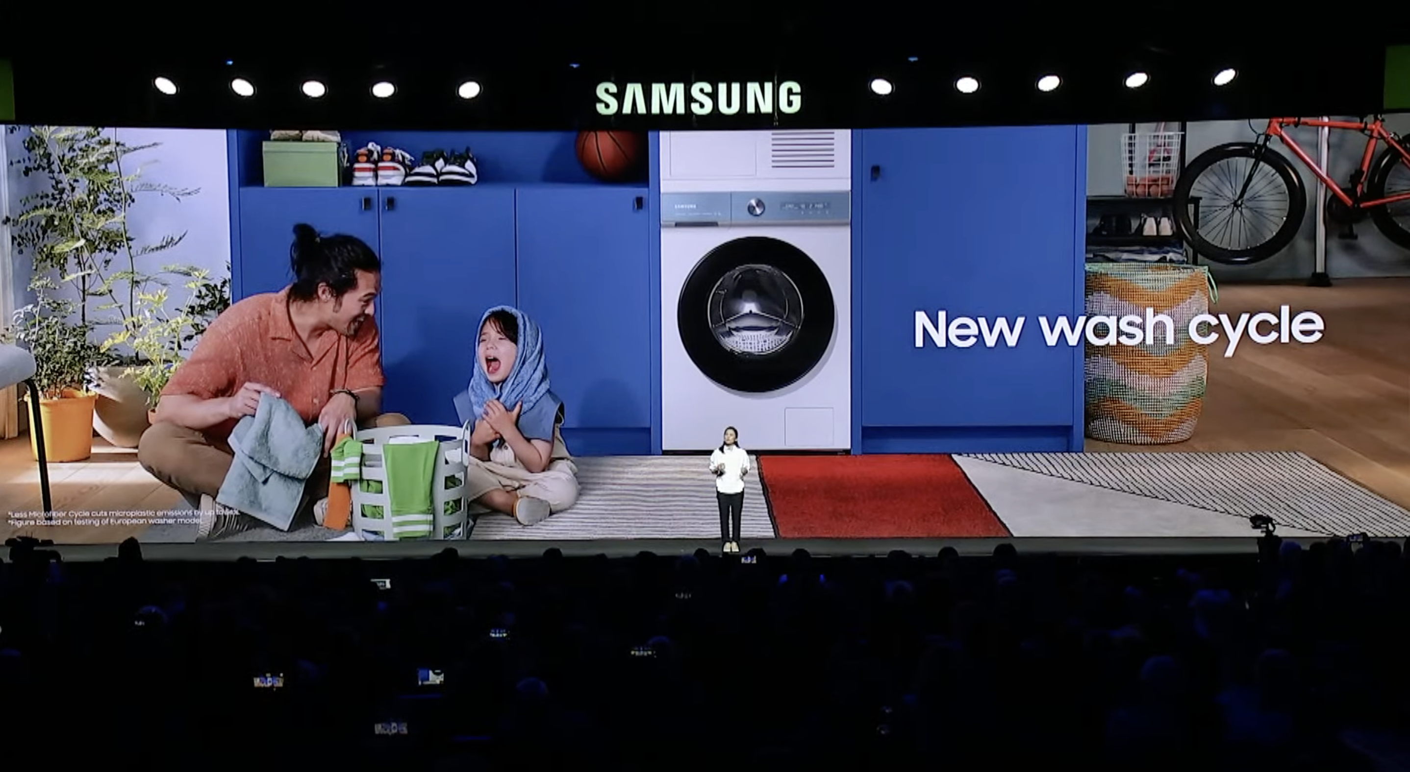 An image from Samsung's CES 2023 keynote