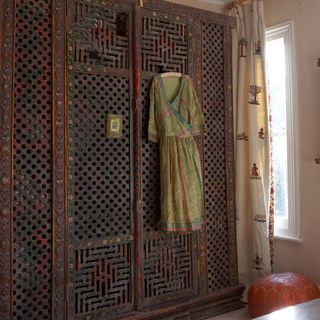 wardrobe with indian style fretwork doors