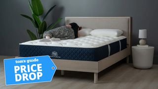 Brooklyn Bedding Signature mattress with price drop label