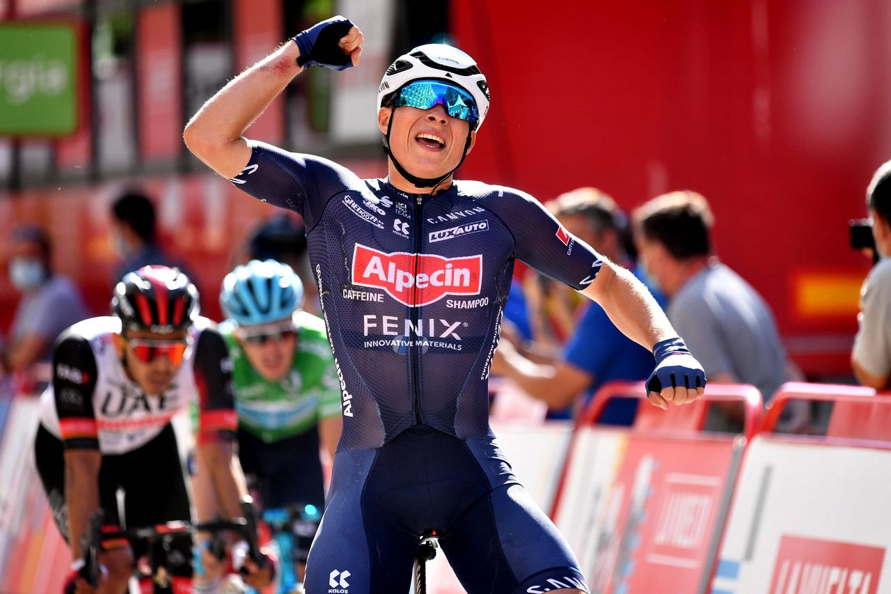 Vuelta Espana 2021 - 76th Edition - 2nd stage Caleruega - Burgos 166,7 km - 15/08/2021 - Jasper Philipsen (BEL - Alpecin-Fenix) - photo Miwa Iijima/CV/BettiniPhoto&Acirc;&copy;2021