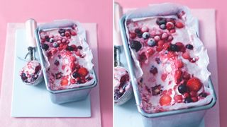 Easy dessert recipes Berry Iced Yogurt