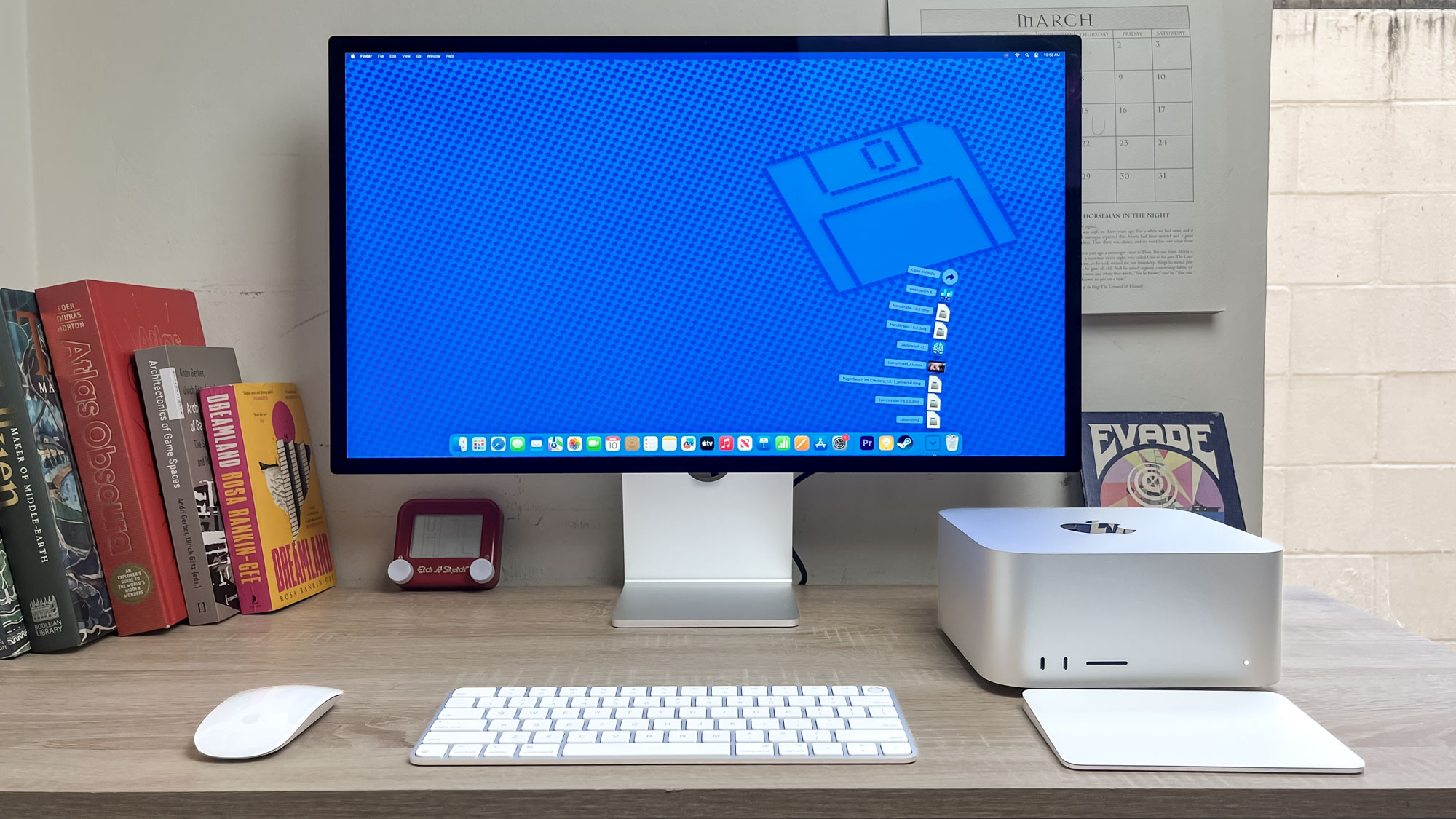 Apple Mac Studio M4 Max review unit on a desk