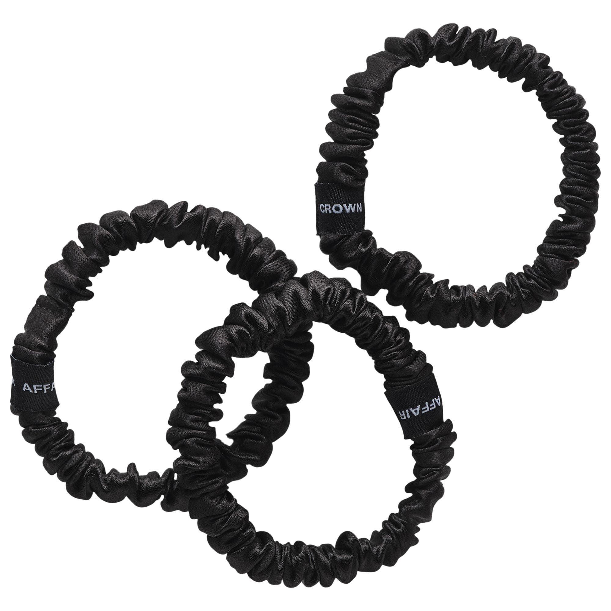 The Silk Scrunchie No. 001 Set - Black