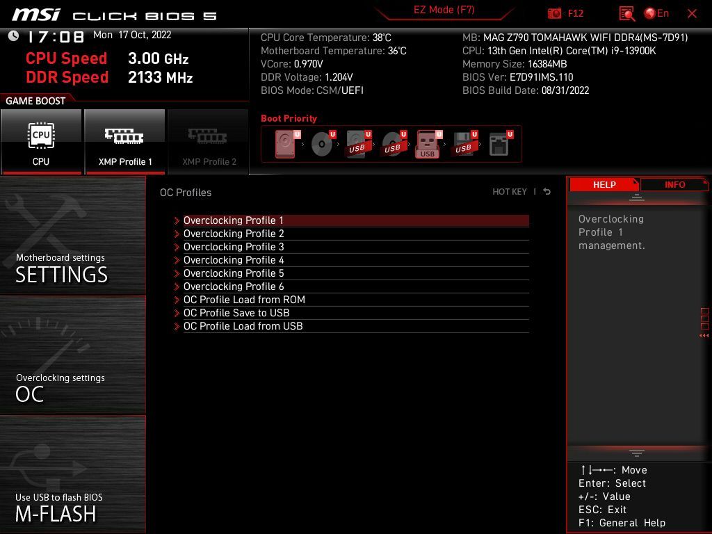 MSI MAG Z790 Tomahawk WIFI