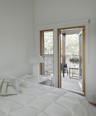 Finnish interior design style tips, natural light coming through door in Finland
