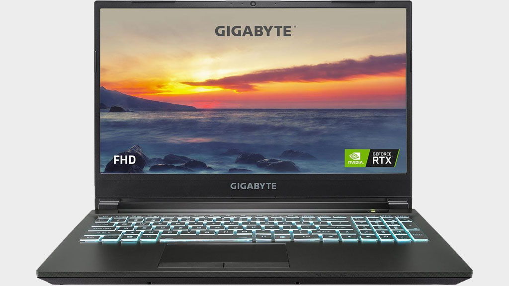 This Gigabyte gaming laptop sports a GeForce RTX 3050 Ti and PCIe