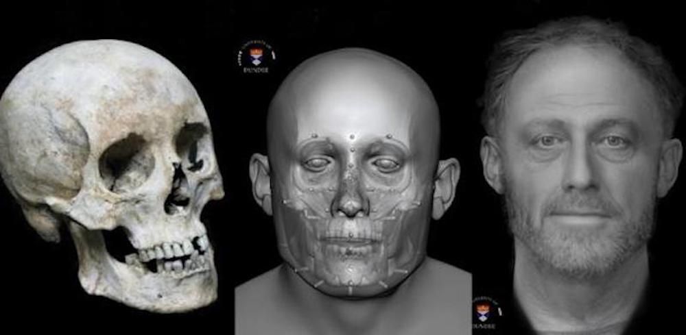 Archaeologists at the University of Cambridge reconstructed the face of the so-called &quot;Context 958&quot; skeleton.