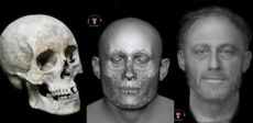 Archaeologists at the University of Cambridge reconstructed the face of the so-called "Context 958" skeleton.