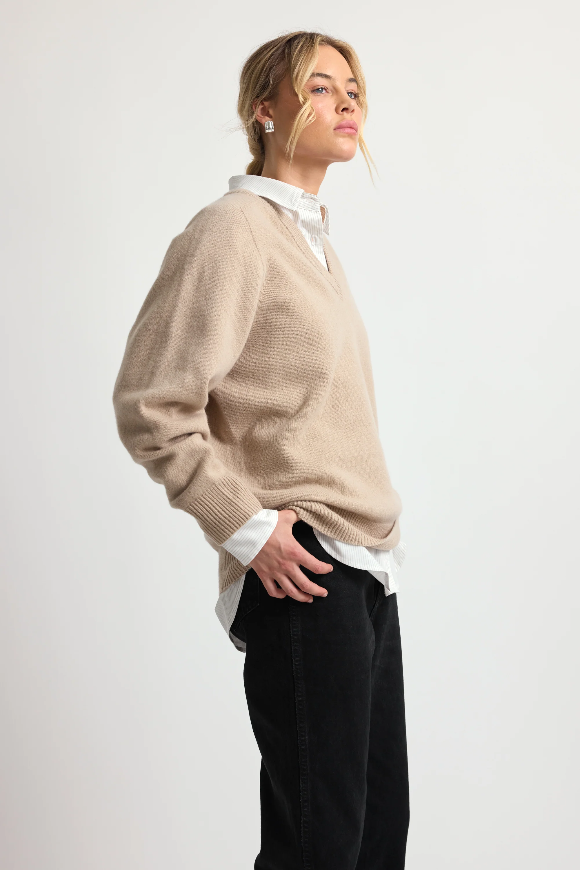 Almina Concept, Wool V Neck Sweater