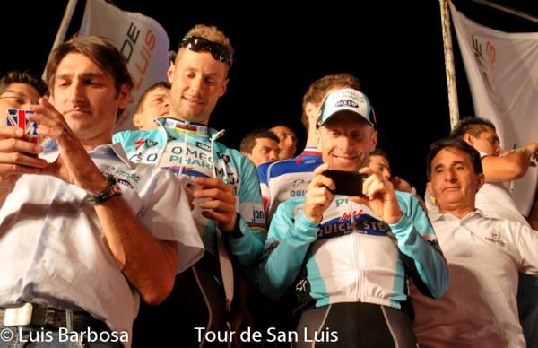 Tom Boonen and Levi Leipheimer