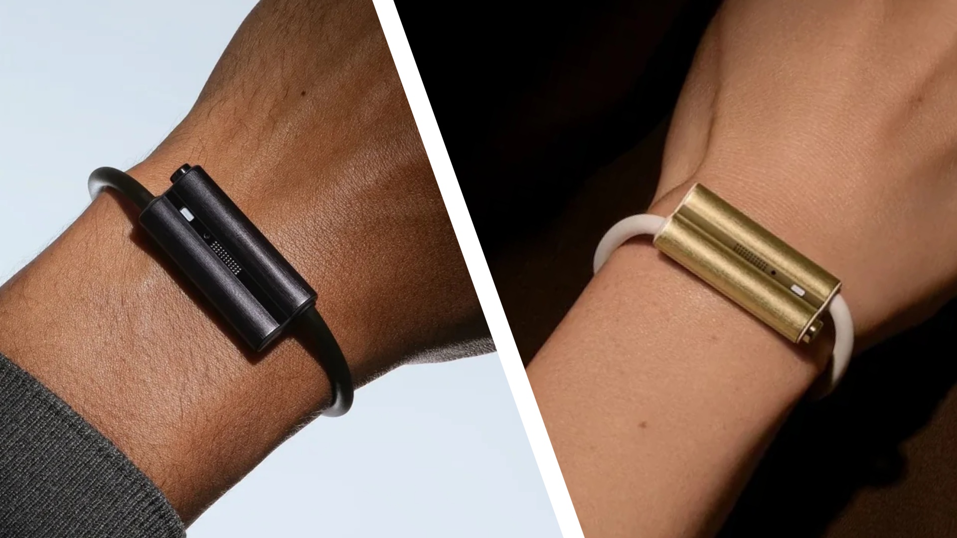 The Luffu Link screenless wearable in black and gold