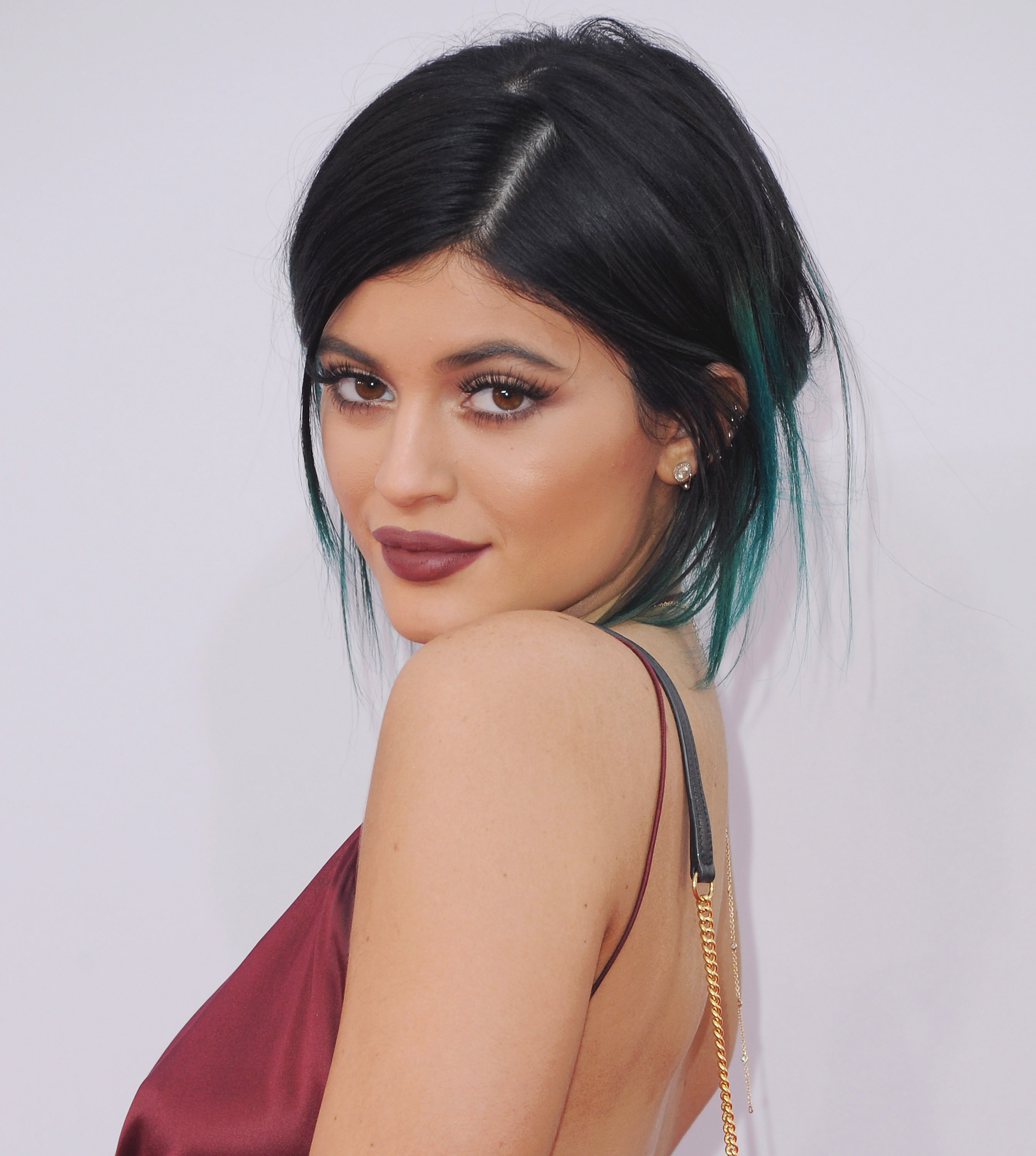Kylie Jenner arrives at the 2014 American Music Awards at Nokia Theatre L.A. Live on November 23, 2014 in Los Angeles, California.