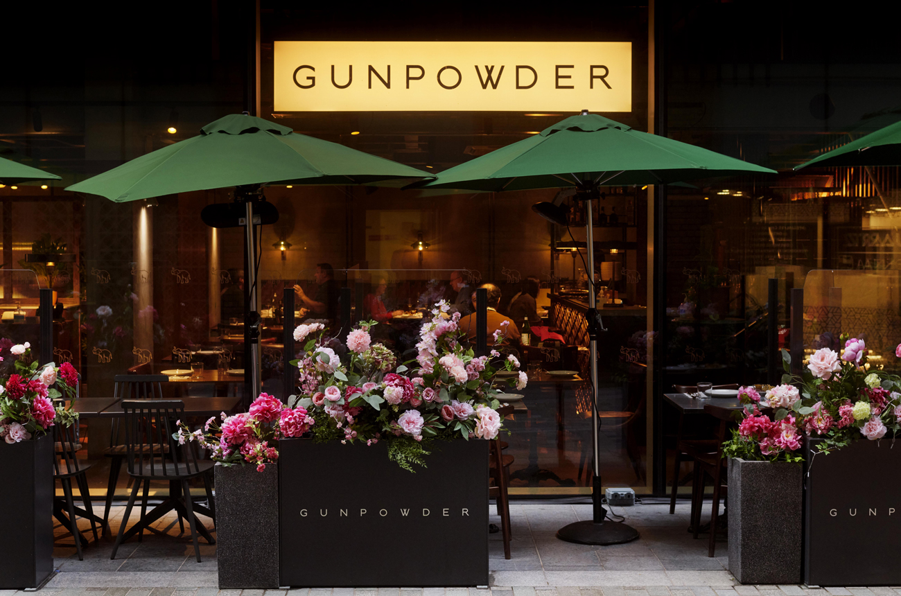 Gunpowder outdoor restaurant London