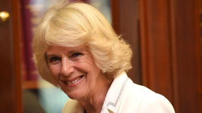 Camilla, Duchess of Cornwall looks at selection of opals from the South Australian Museum Opal Exhibition at Government House on November 10, 2015 in Adelaide, Australia