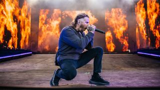 M Shadows on stage at Download 2024