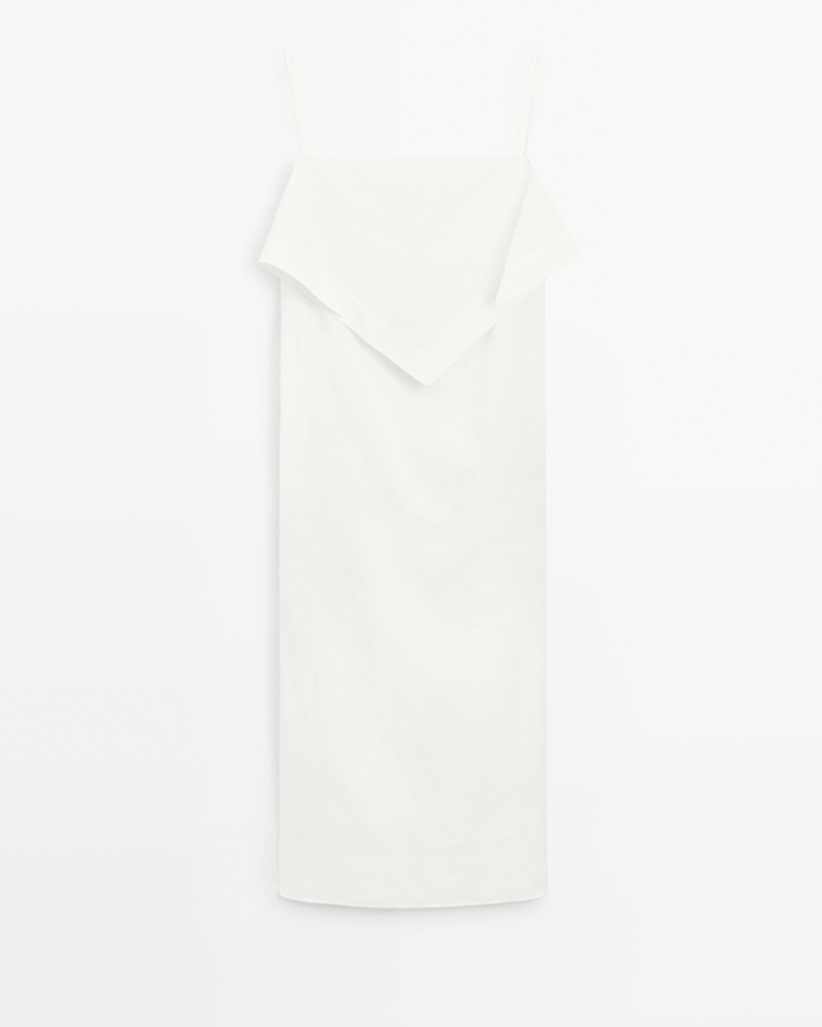 Massimo Dutti, Scarf Detail Midi Dress