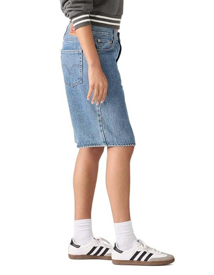 Levi's Women's Middy Jort, (new) Twisted Stone (non-Stretch), 29