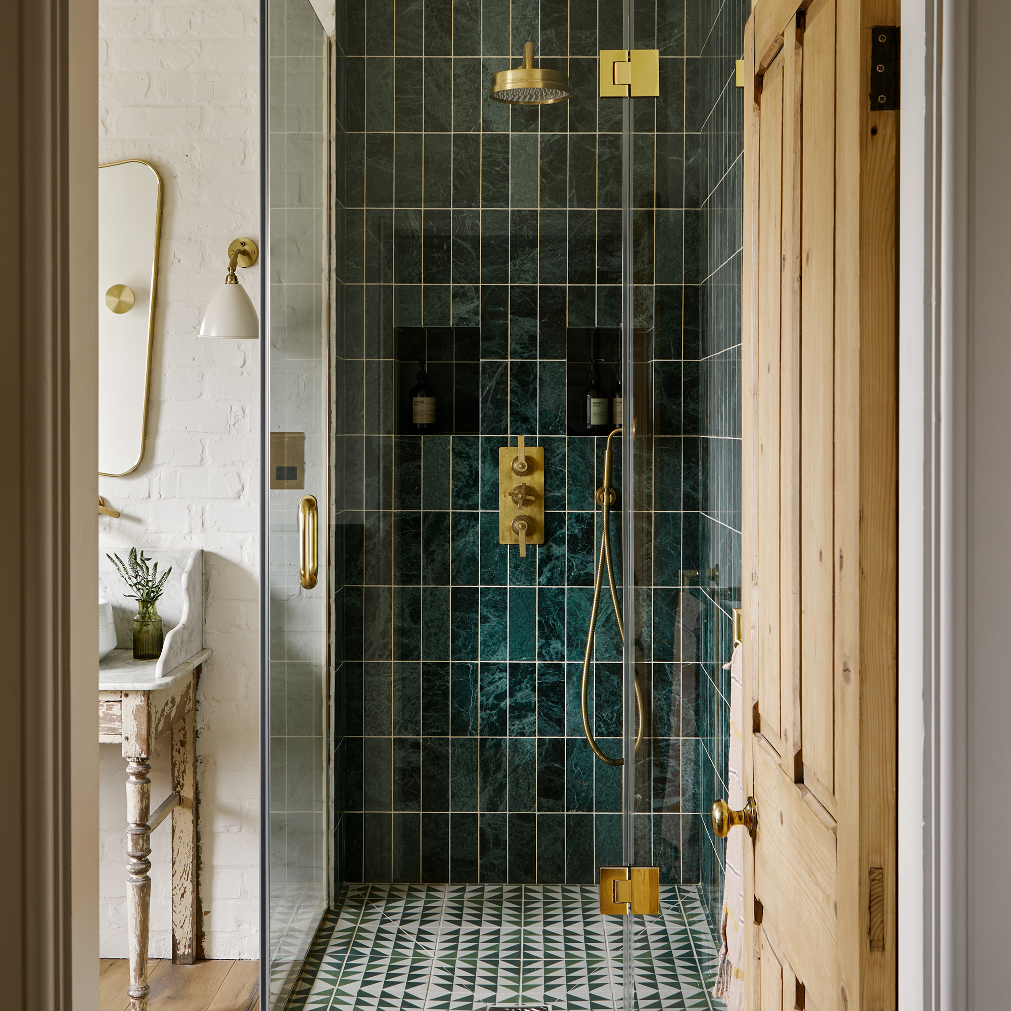 Bert and May founder bathroom