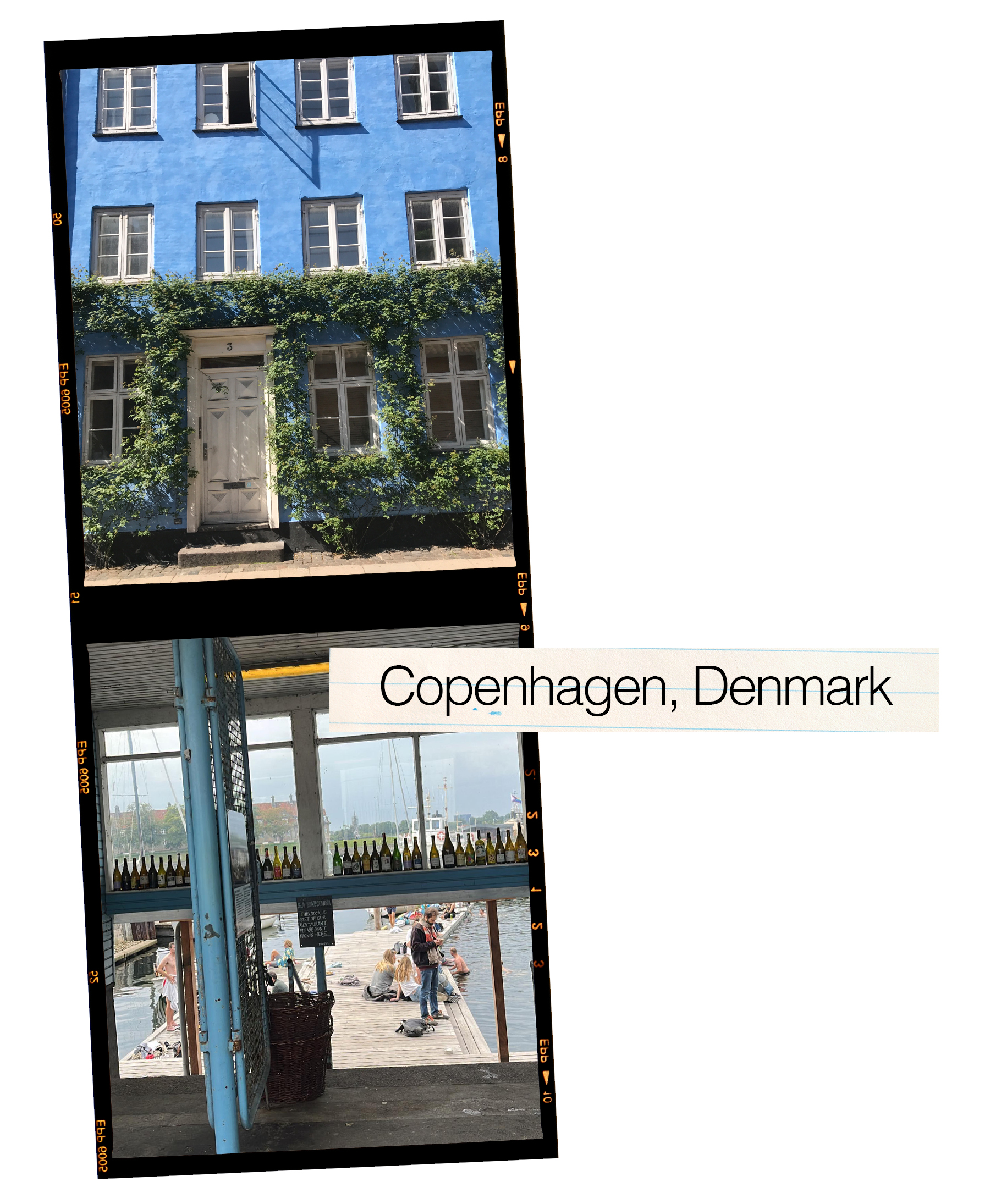 a collage of images featuring Copenhagen, Denmark as a top travel destination for fashion people in 2025