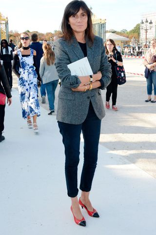 Emmanuelle Alt At Paris Fashion Week