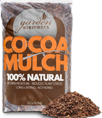 Garden Elements 100% Natural Cocoa Bean Shell Mulch for Gardens