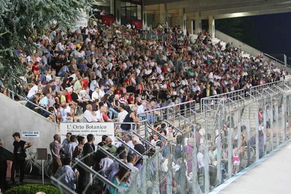 The tifosi were out in large numbers to see the final night