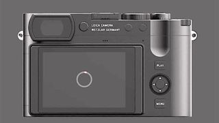 A possible early image of the back of the Leica Q3 from the Leica Fotos app