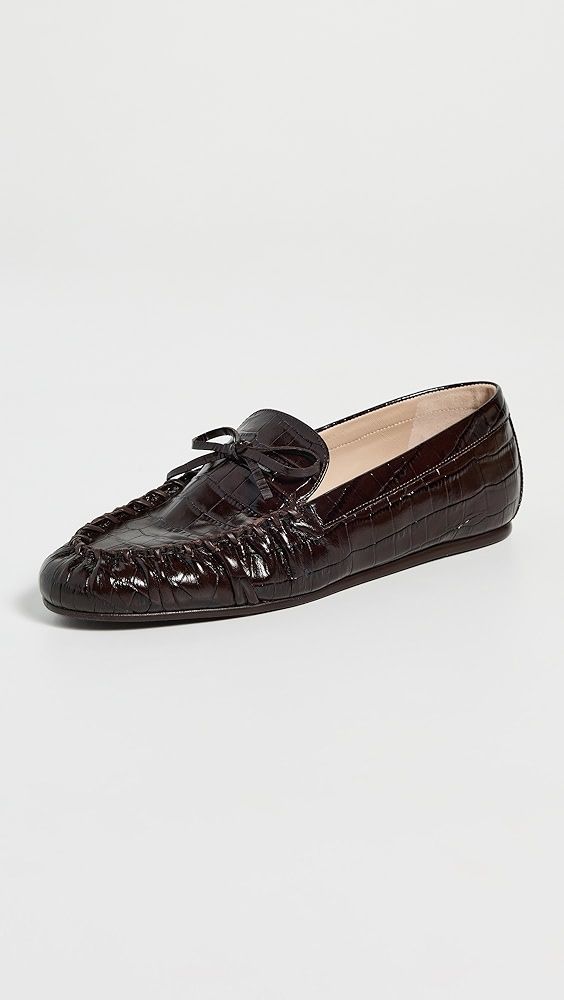 Stuart Weitzman Britt Bow Loafers