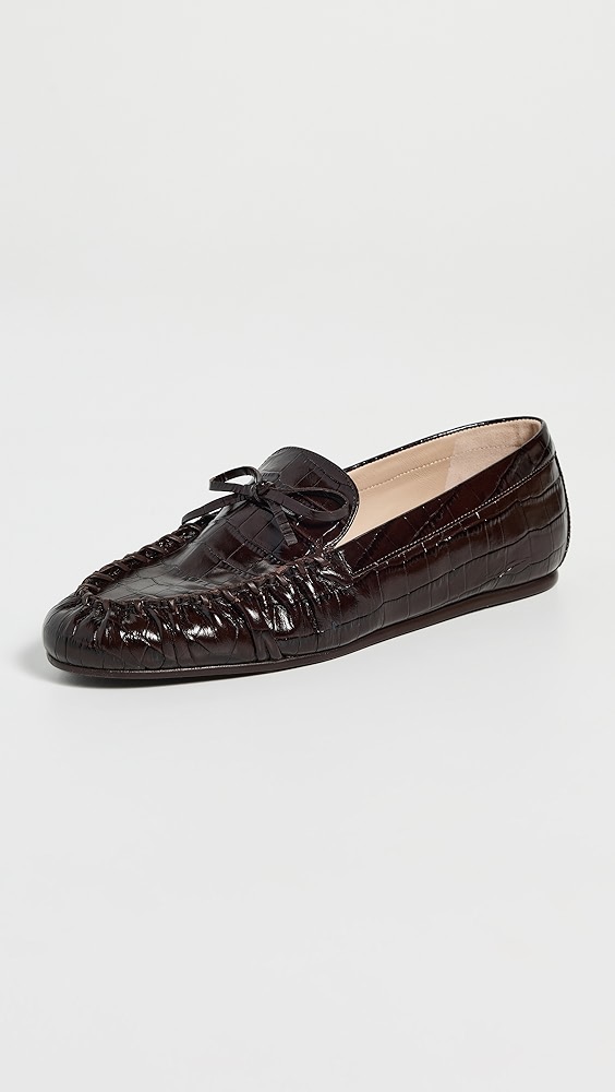 Stuart Weitzman Britt Bow Loafers