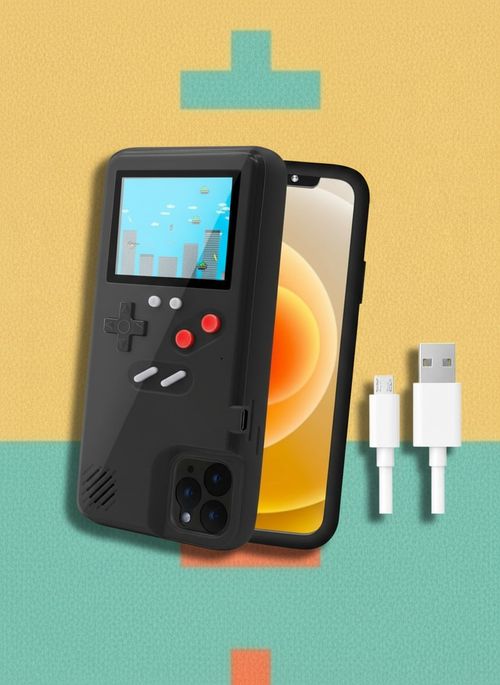 Retro Game Console Case For iPhone 13/13 Pro, Black