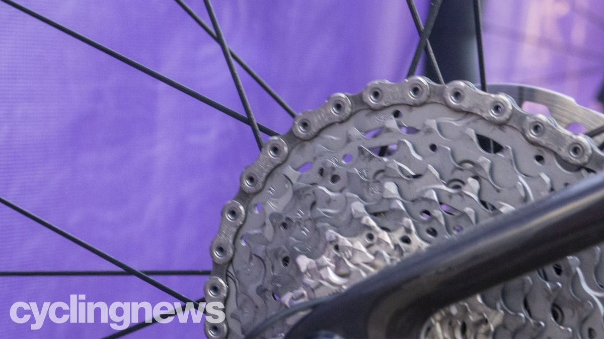 Podium bikes at the women's Omloop Het Nieuwsblad