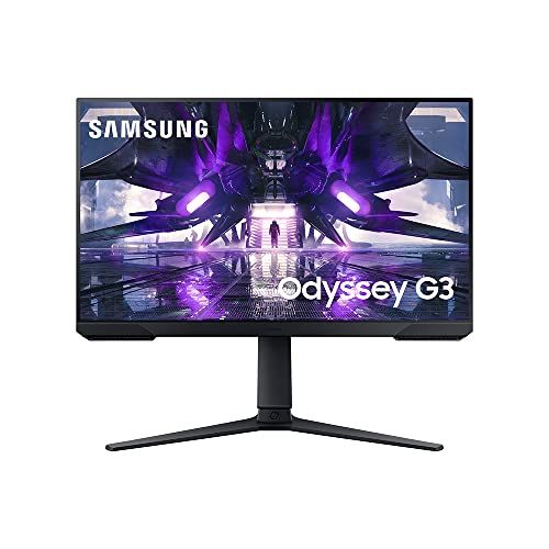 SAMSUNG 24&quot; Odyssey G32A FHD 1ms 165Hz Gaming Monitor with Eye Saver Mode, Free-Sync Premium, Height Adjustable Screen for Gamer Comfort, VESA Mount Capability, LS24AG320NNXZA